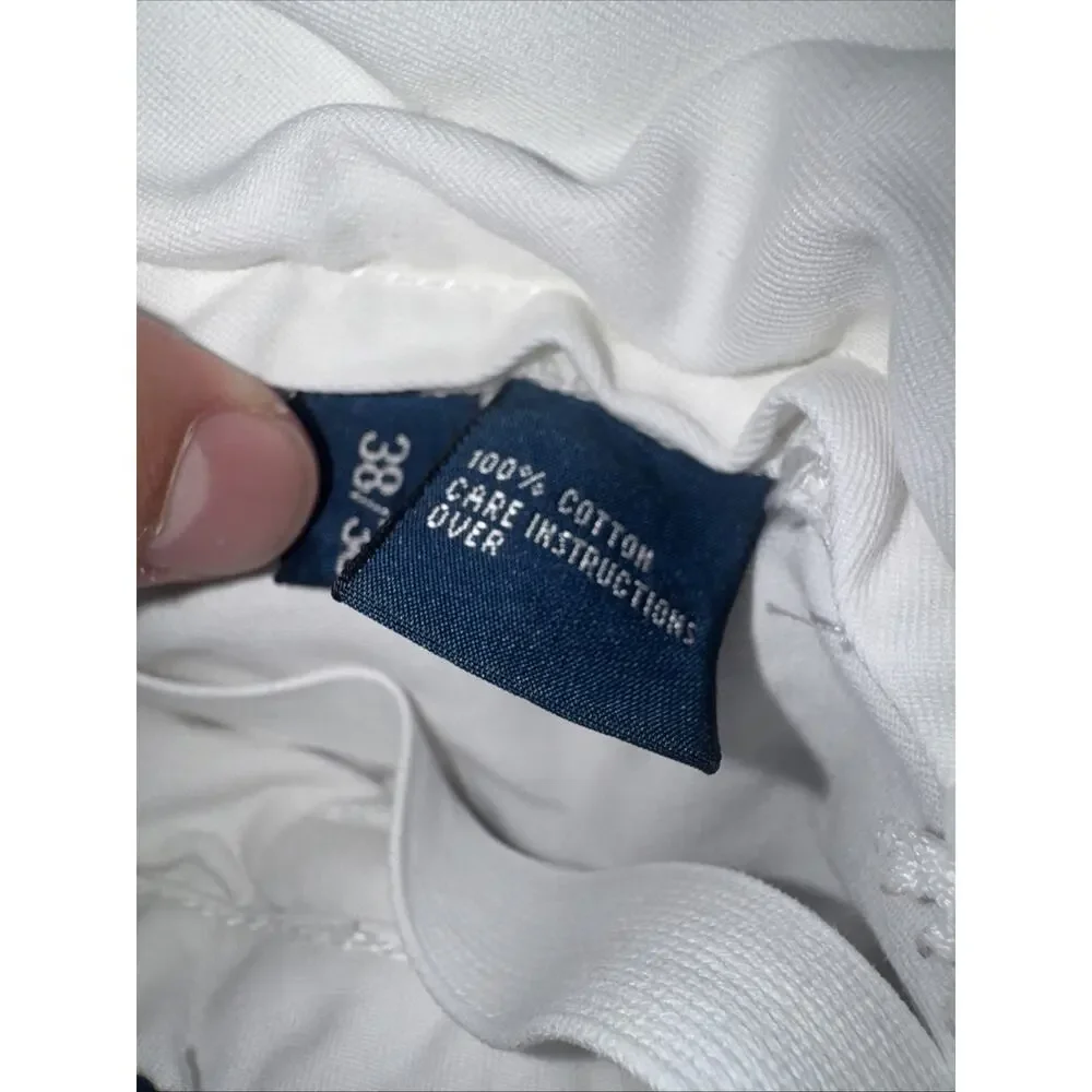 Polo Ralph Lauren Pants White 38x30 Y2K Vintage Streetwear Hip-Hop